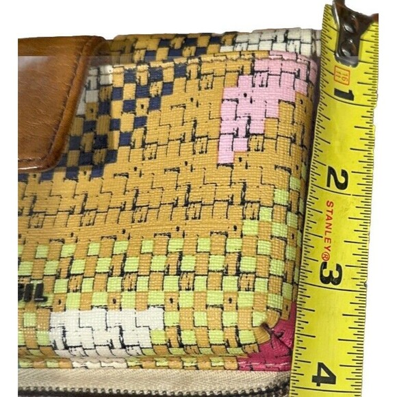 FOSSIL Print Phone Wristlet Bright Tech Zip Around Wallet Clutch SL5096670 - Picture 9 of 11